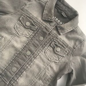 GAP Gray Denim Jacket Size S